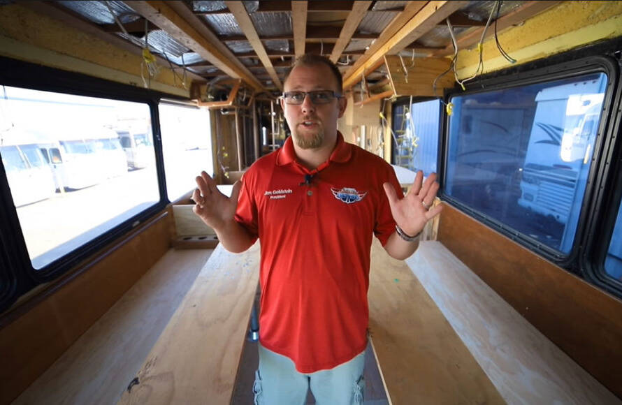 MCI Bus Conversion Early Tour